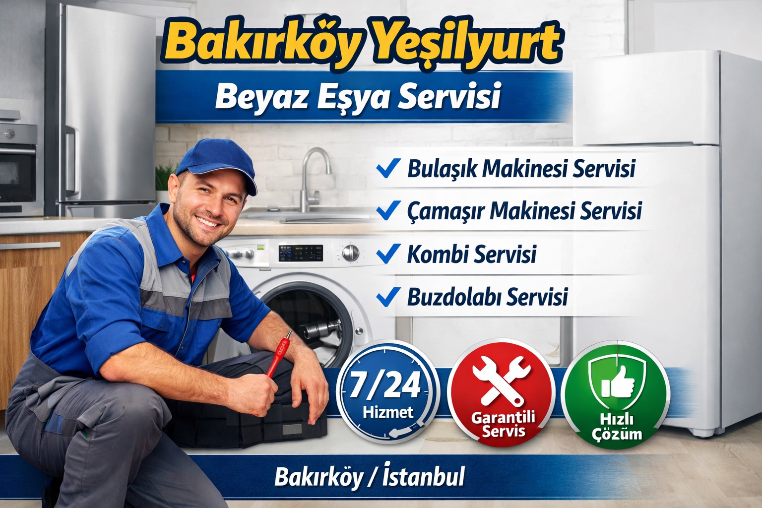 Yeşilyurt Beyaz Eşya Servisi